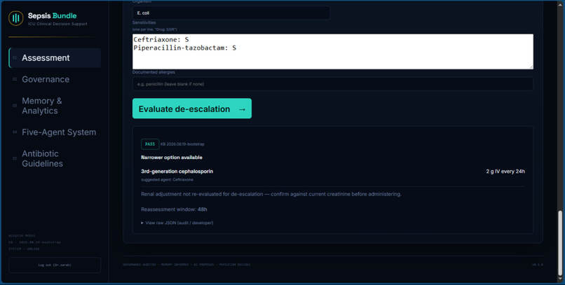 sepsis-multi-Agent system – screenshot 7