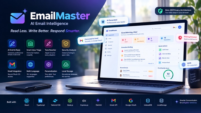 EmailMaster — AI Email Intelligence  – screenshot 1