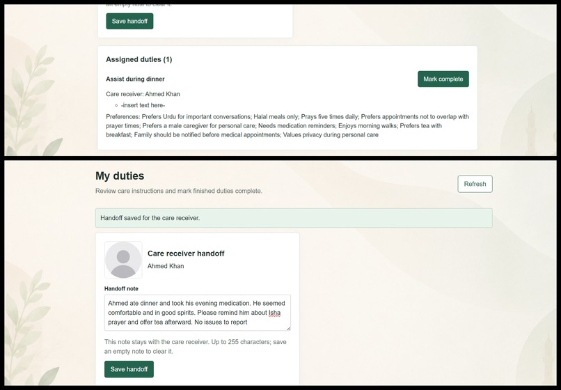 CareLink – screenshot 2
