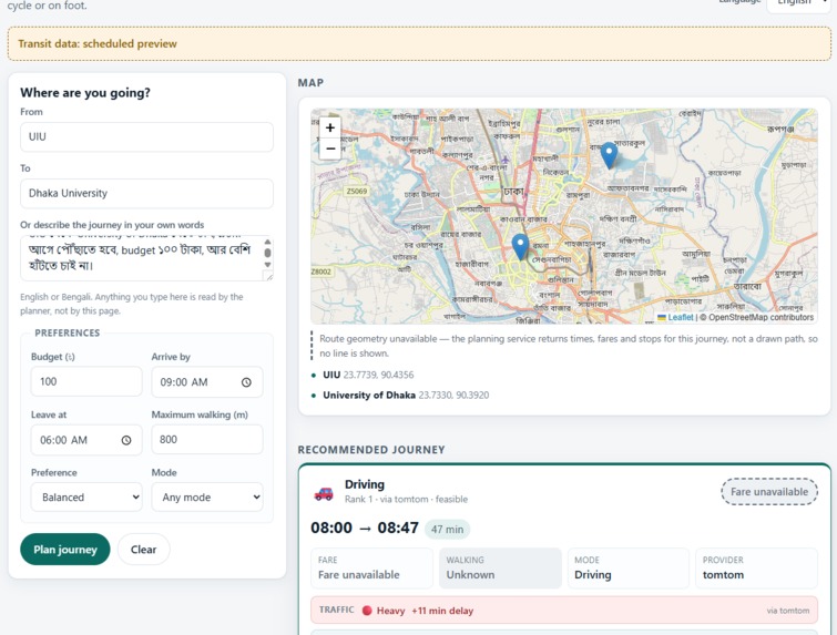 TransitBD - Smart Transit Agent – screenshot 5