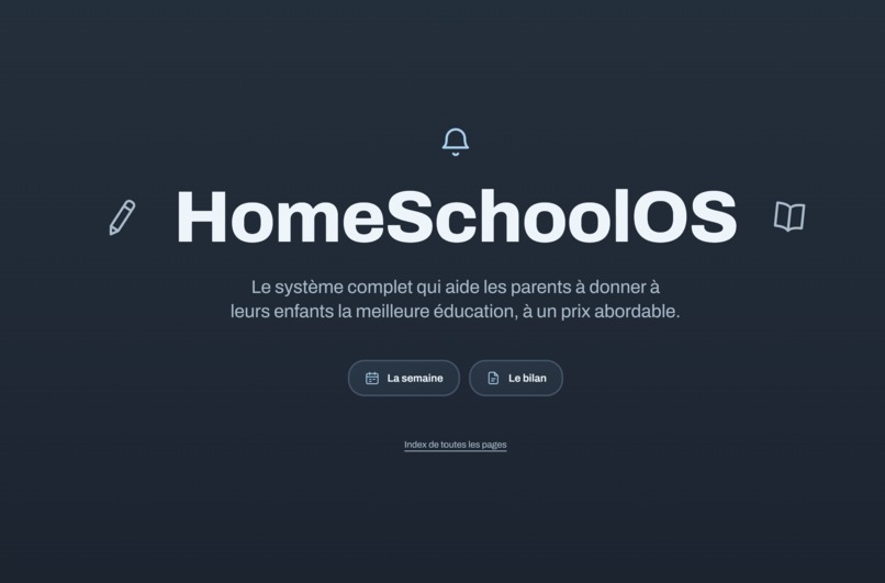 HomeSchoolOS – screenshot 1