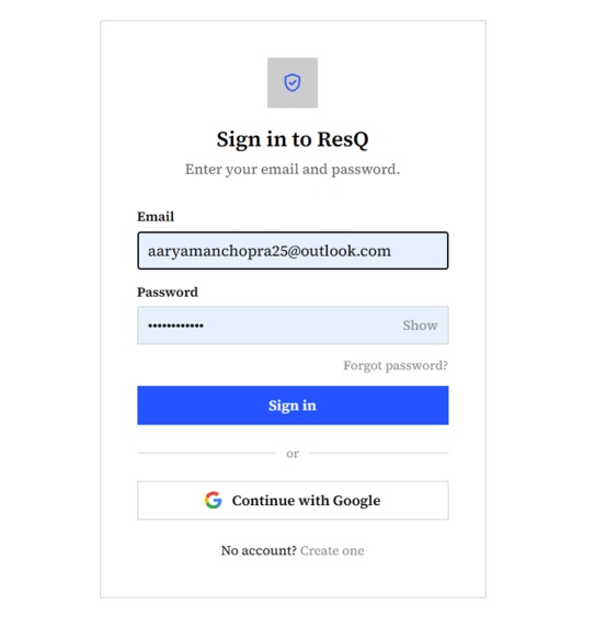 ResQ – screenshot 1