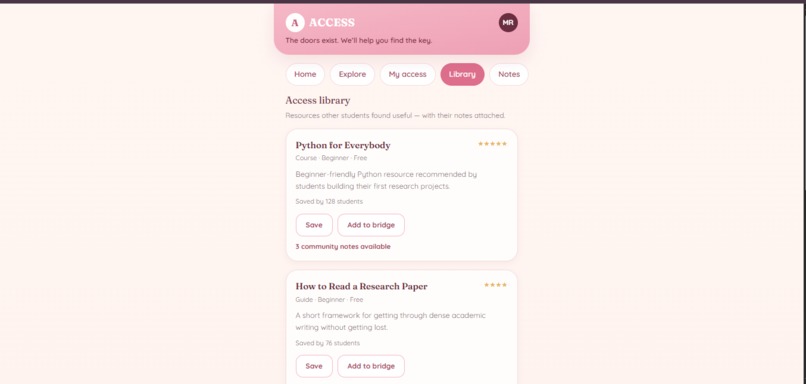 ACCESS – screenshot 6
