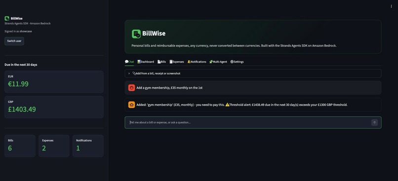 BillWise – screenshot 1