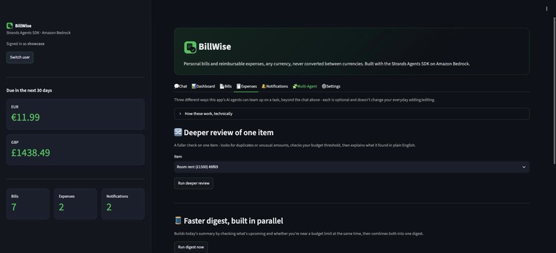 BillWise – screenshot 4