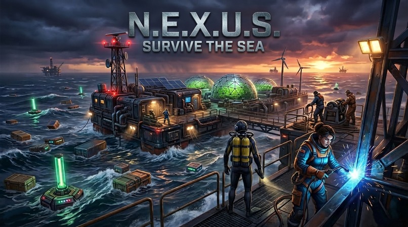 N.E.X.U.S. ~ SURVIVE THE SEA! – screenshot 1