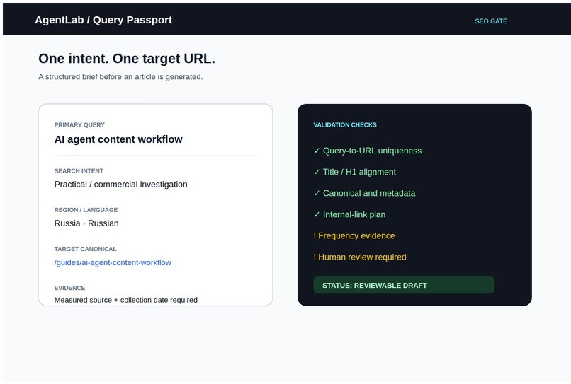 SEO Content Engine – screenshot 1