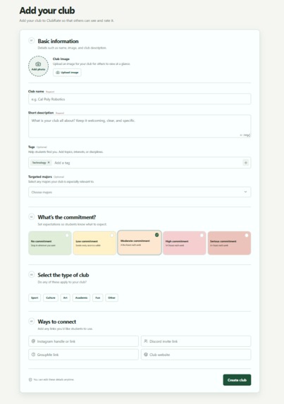 ClubRate – screenshot 4