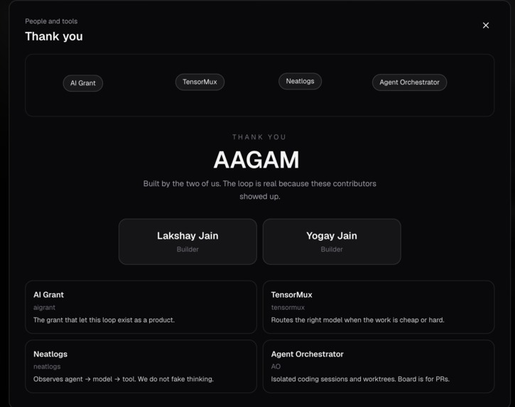     AAGAM — Agents that evolve themselves – screenshot 1
