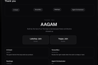     AAGAM — Agents that evolve themselves