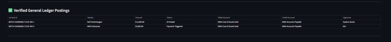 Autonomous CFO: AI 3-Way Match – screenshot 2