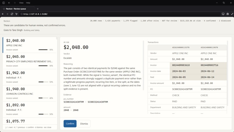 Reckon – screenshot 2