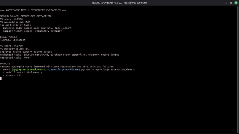 AgentForge Mini | Syndicate by Maximor Demo – screenshot 2