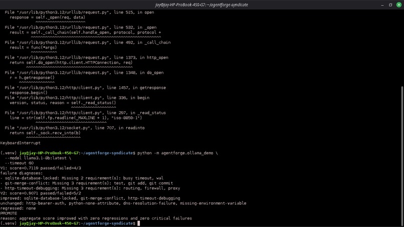 AgentForge Mini | Syndicate by Maximor Demo – screenshot 3