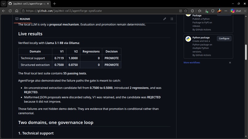 AgentForge Mini | Syndicate by Maximor Demo – screenshot 8