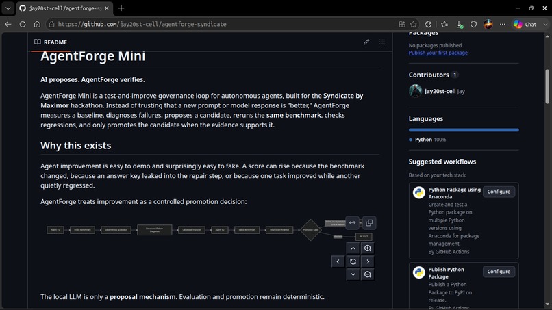 AgentForge Mini | Syndicate by Maximor Demo – screenshot 10