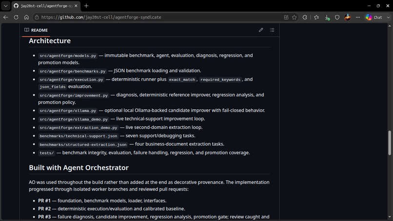 AgentForge Mini | Syndicate by Maximor Demo – screenshot 11
