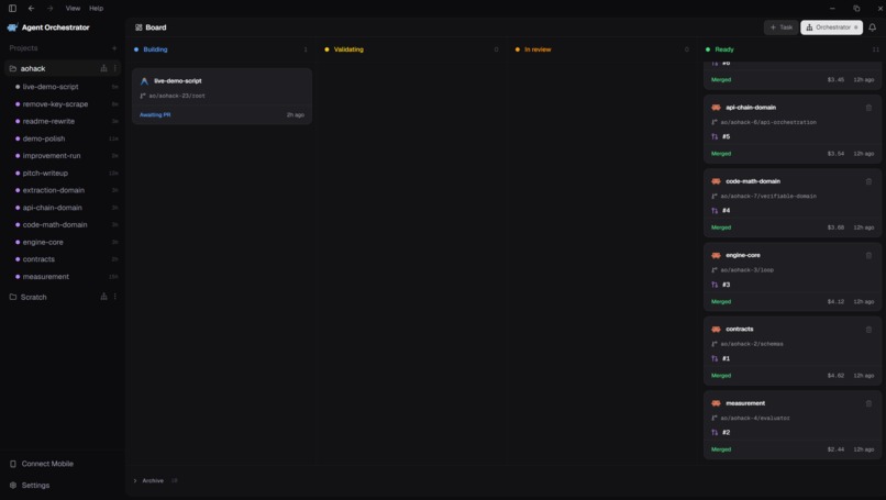 Self-Improving Agent Loop – screenshot 1