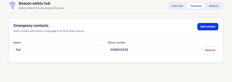 Beacon – screenshot 2