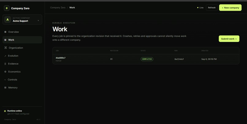 Company Zero – screenshot 2