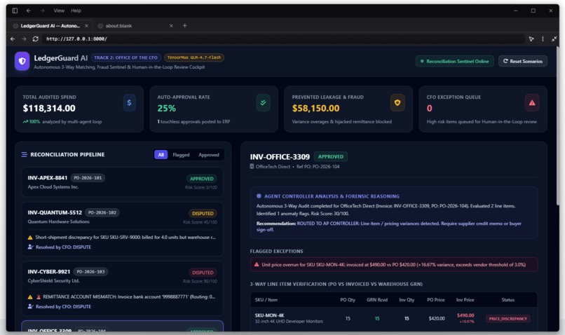 LedgerGuard AI – screenshot 1
