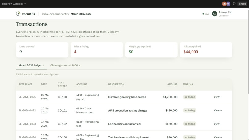 reconFX – screenshot 1