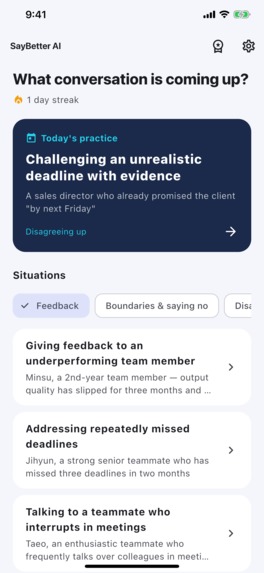 SayBetter AI – screenshot 2