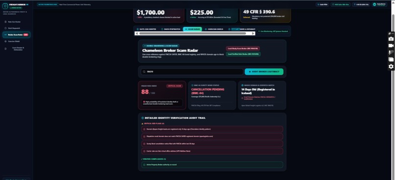 FreightArmor OS – screenshot 3