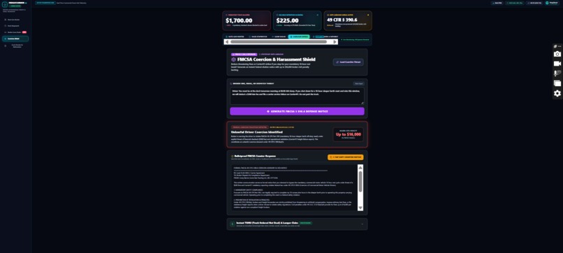 FreightArmor OS – screenshot 4