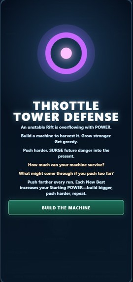 Throttle Tower Defense – screenshot 1
