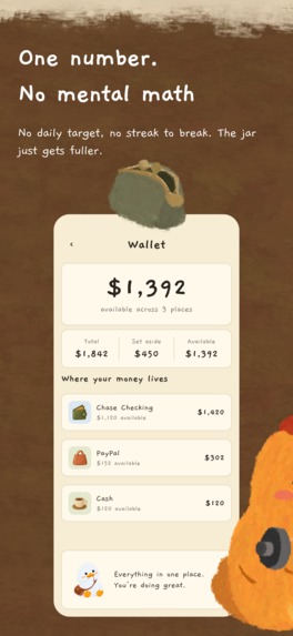 Bujji: Cozy ADHD-Friendly Budget Tracker – screenshot 1