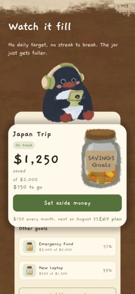Bujji: Cozy ADHD-Friendly Budget Tracker – screenshot 2