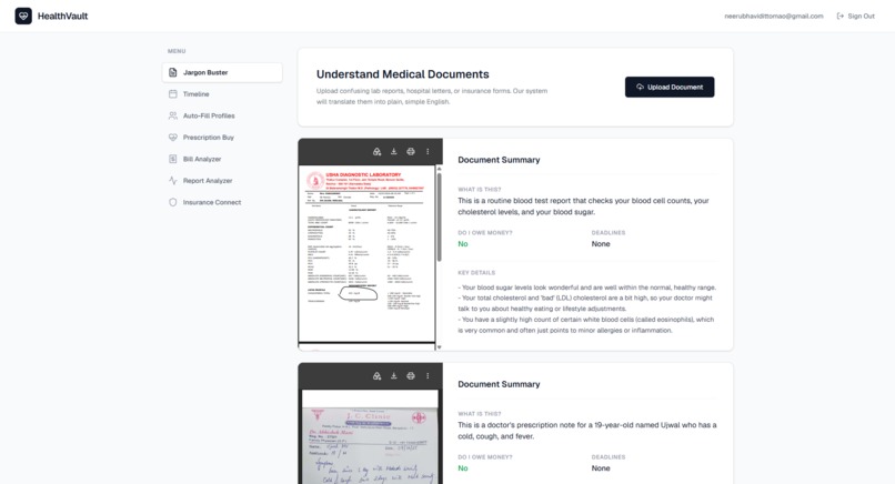 Health Vault – screenshot 1
