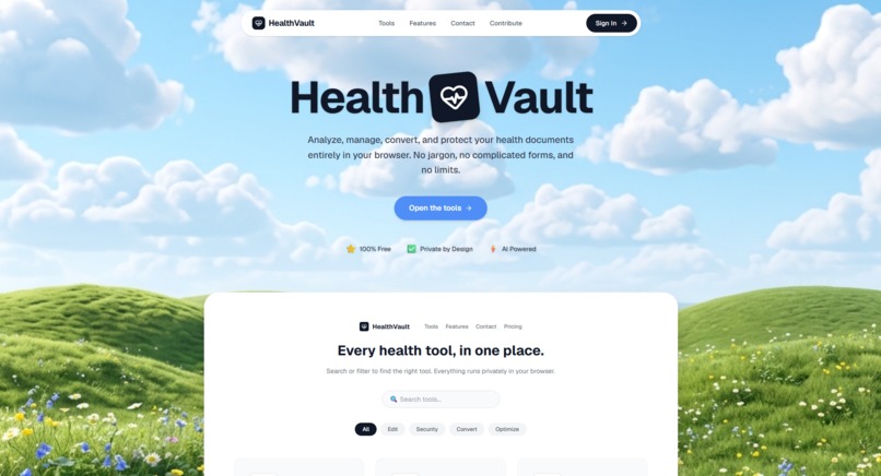 Health Vault – screenshot 2