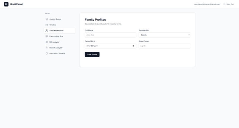 Health Vault – screenshot 3