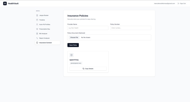 Health Vault – screenshot 4