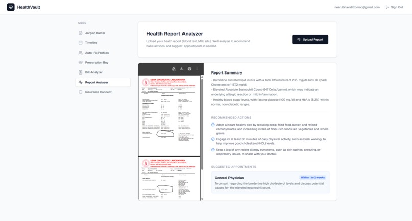 Health Vault – screenshot 7