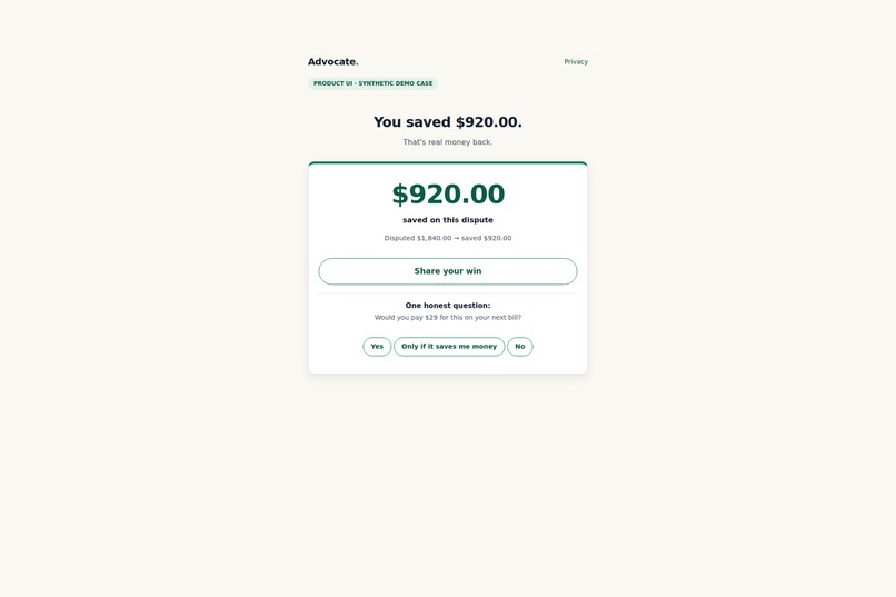 Advocate – screenshot 3