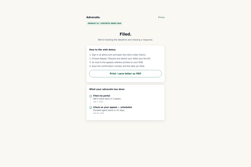 Advocate – screenshot 5