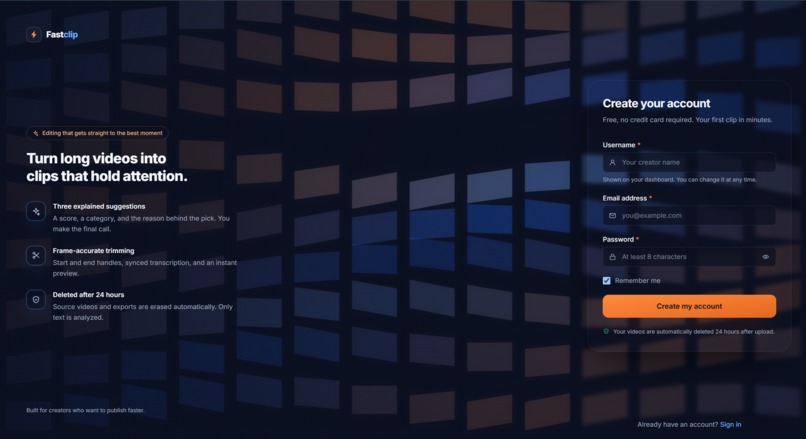 Fastclip – screenshot 1
