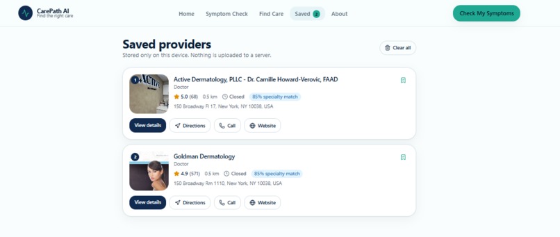 CarePath AI – screenshot 4
