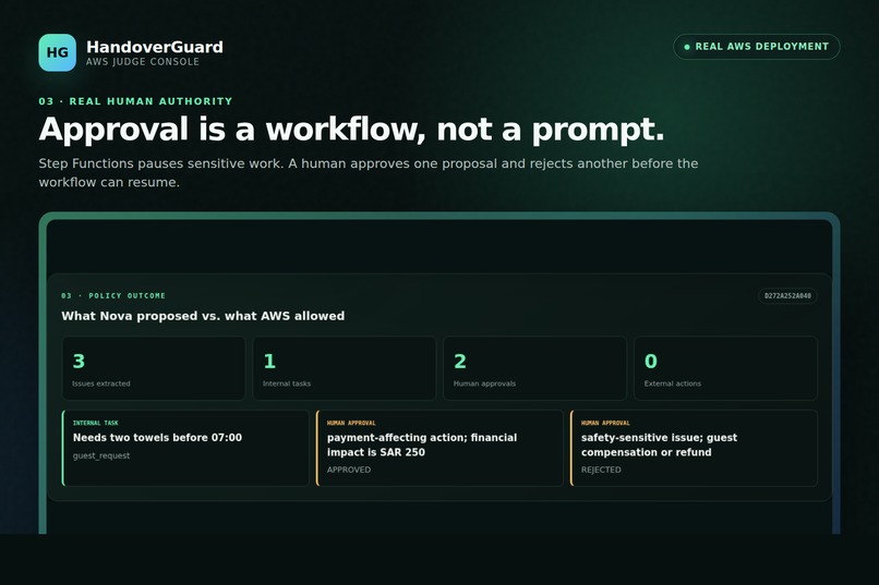 HandoverGuard – screenshot 1
