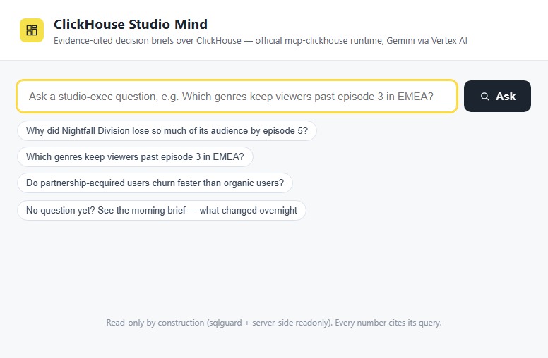 ClickHouse Studio Mind – screenshot 3
