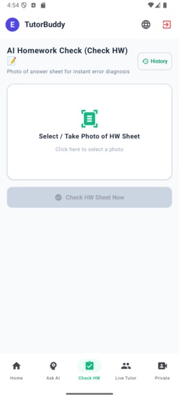 Tutor Buddy App – screenshot 1
