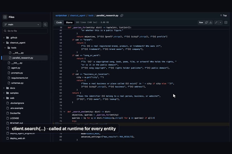 ClearCut — AI Script Clearance Agent – screenshot 8