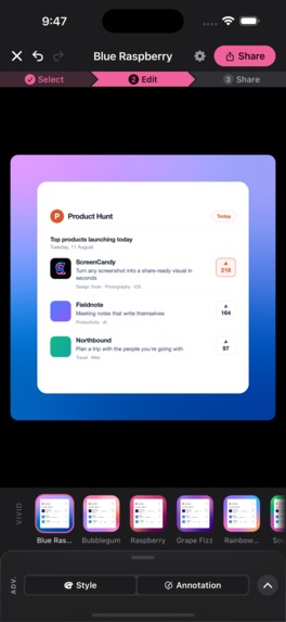 ScreenCandy: "Make Screenshots Great Again!" – screenshot 2
