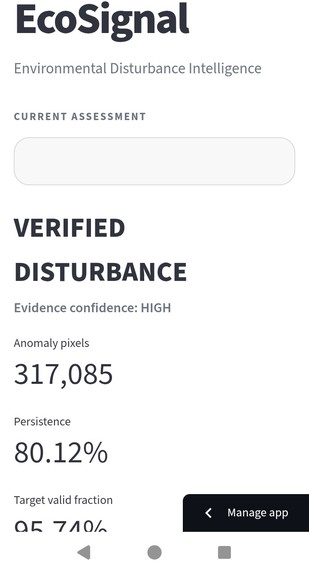 EcoSignal – screenshot 2
