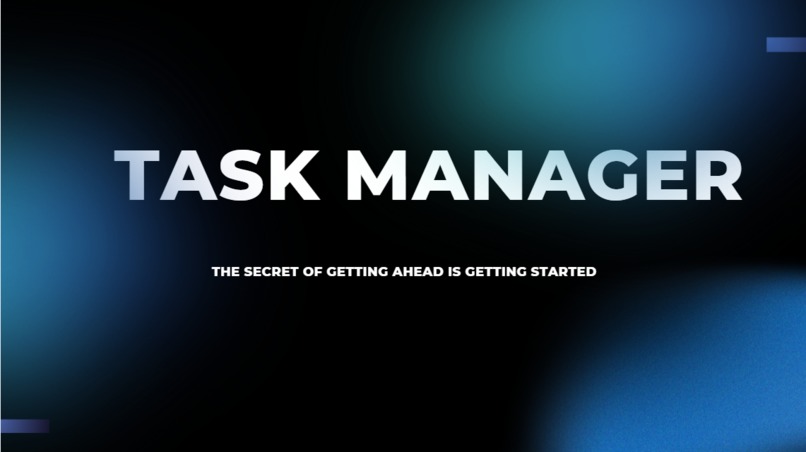 Task manager  – screenshot 1