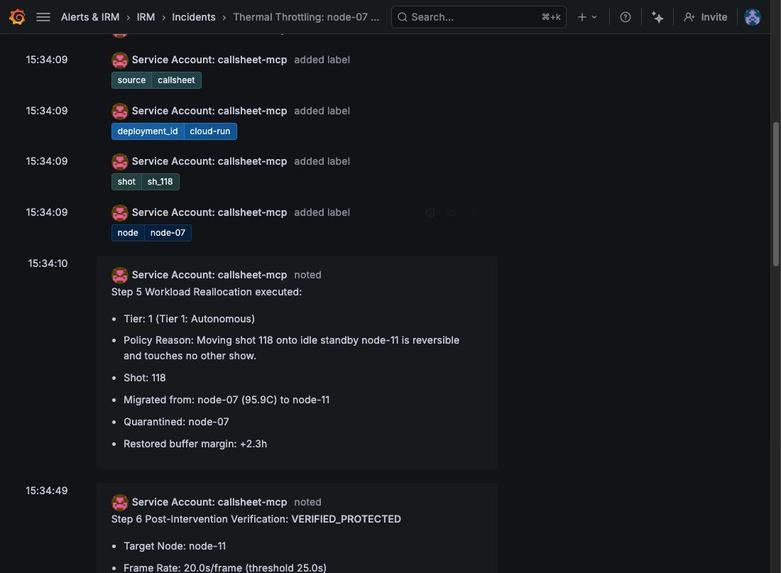 Callsheet – screenshot 4