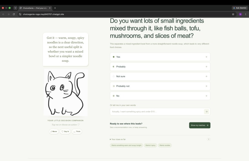 ChoiceGenie – screenshot 6